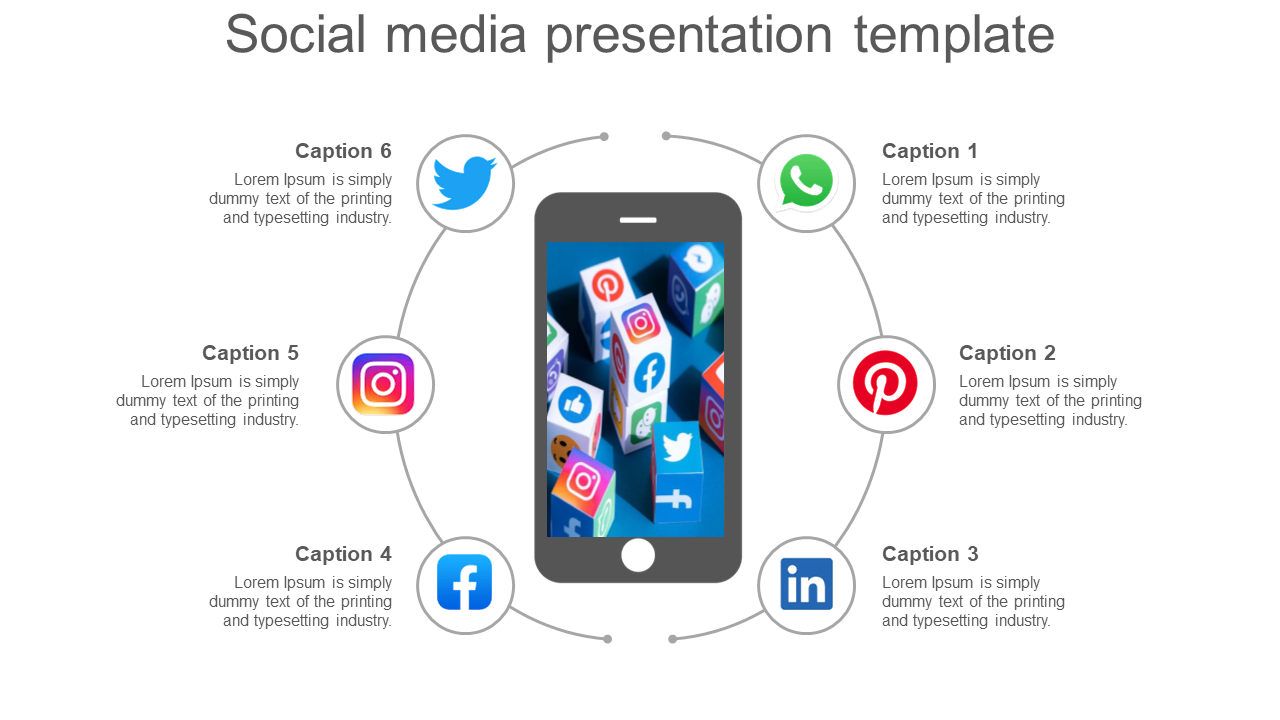 social media presentation template